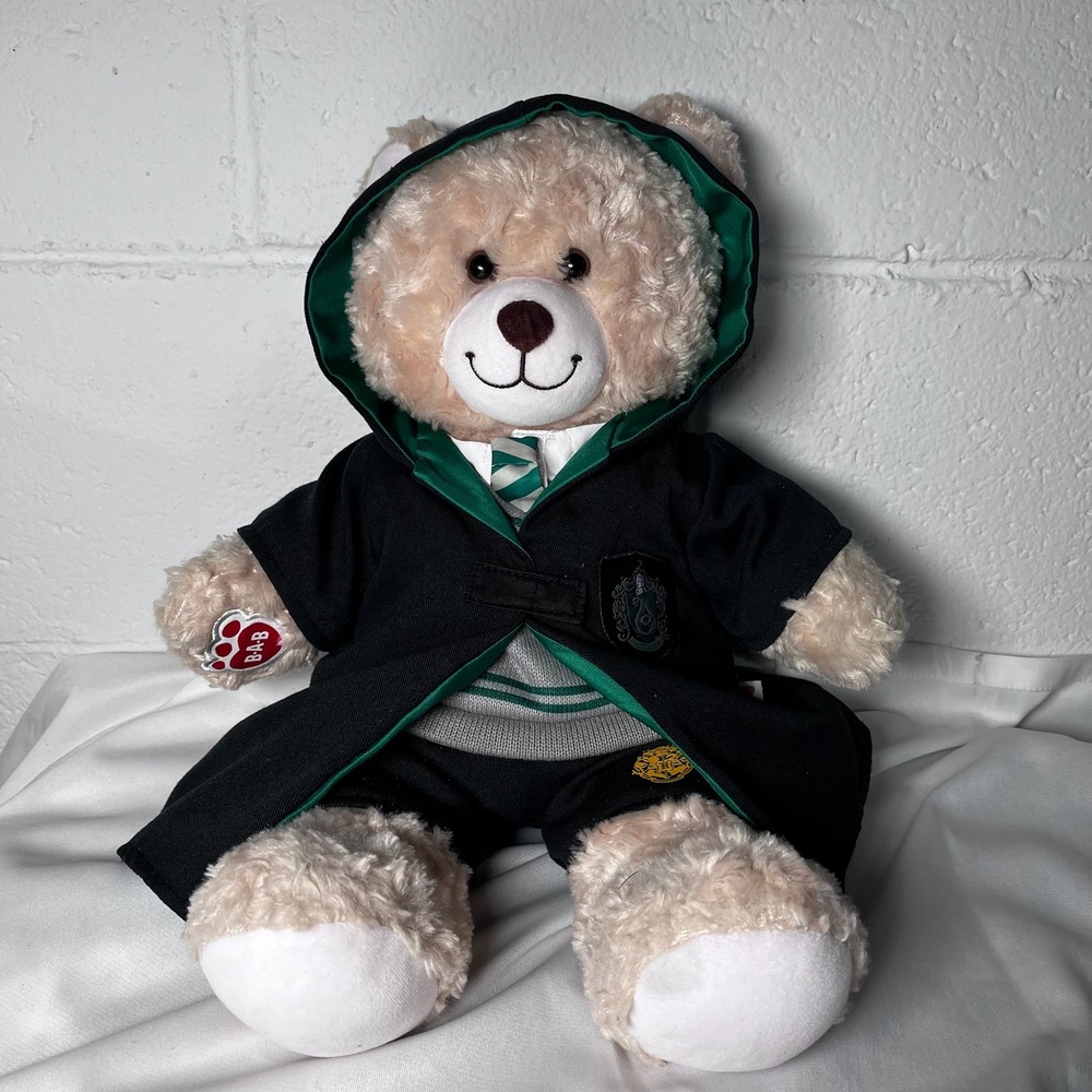 Build‎ a Bear Wizarding World Harry Potter Slytherin Teddy Bear Robe Outfit